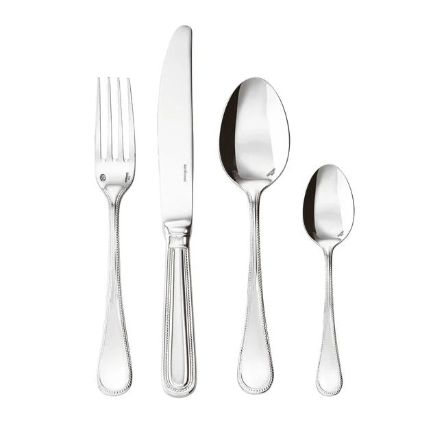 PERLES Servizio tavola 24 PZ Monoblocco  - Acciaio Inox Mirror
