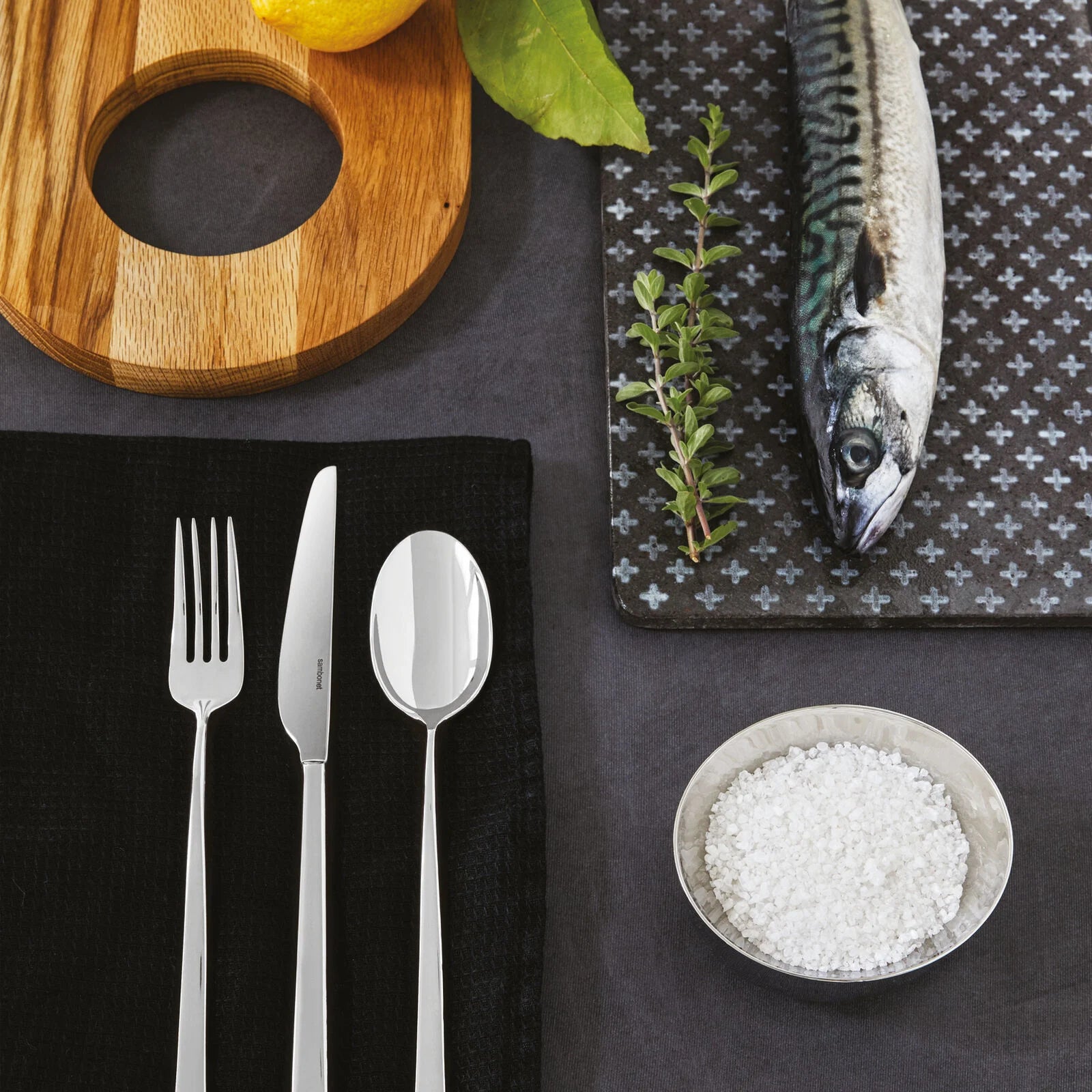 Forchetta Tavola Linea Q in acciaio Inox