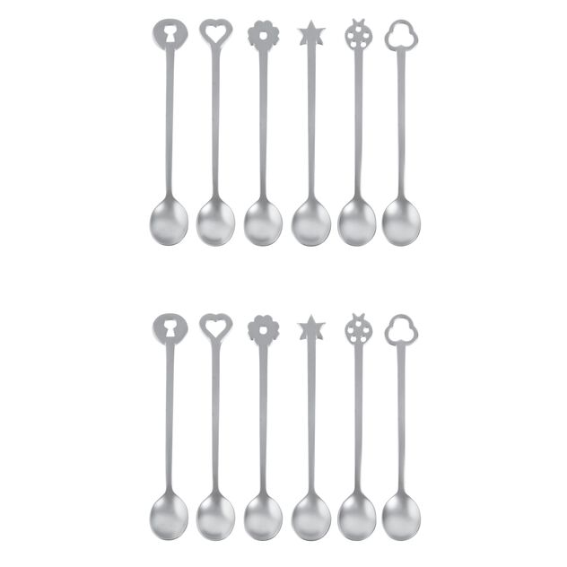 LIVING Set 12 Cucchiaini Party Oriental Inox Antique