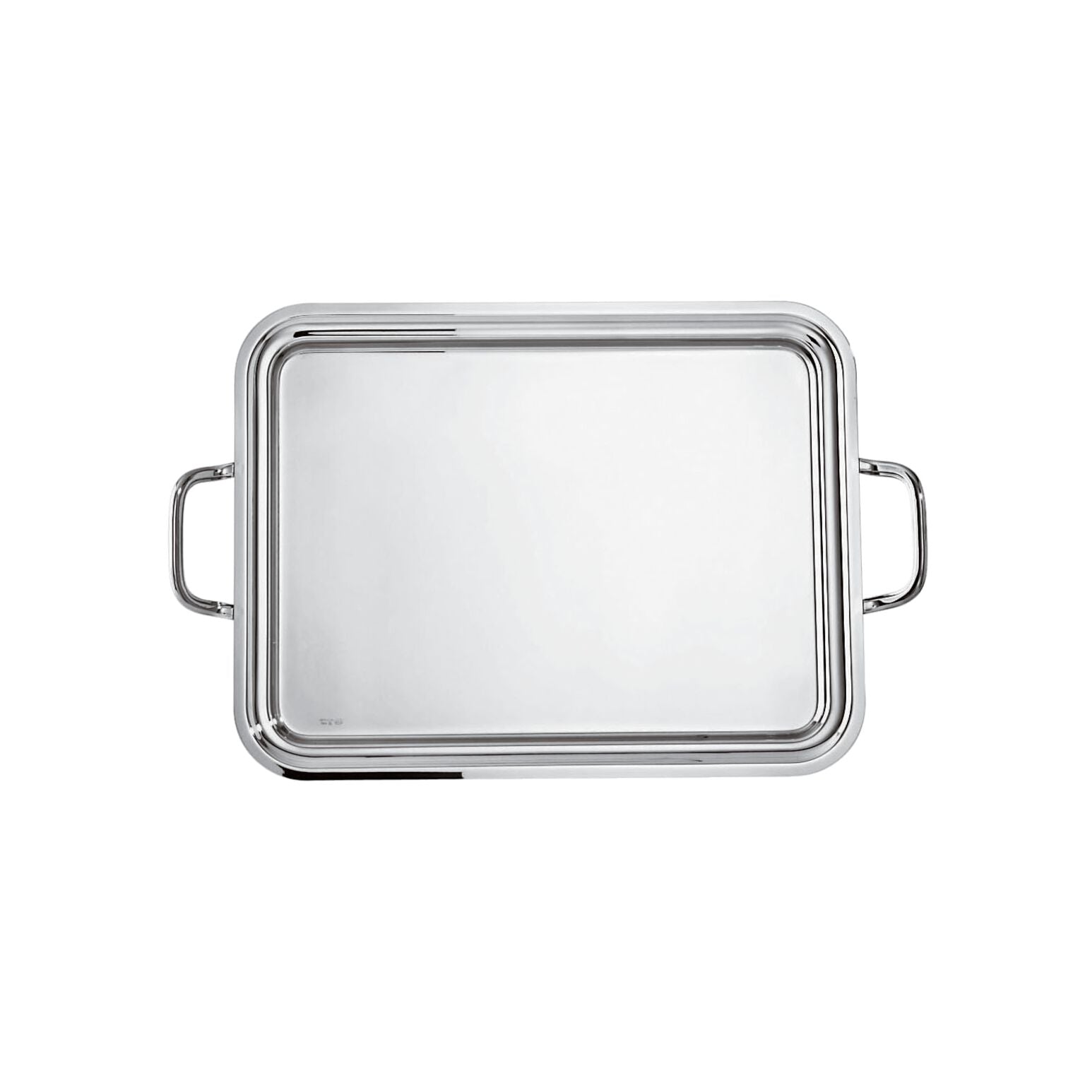 Vassoio Rettangolare Cm40 C/Maniglie Elite Inox