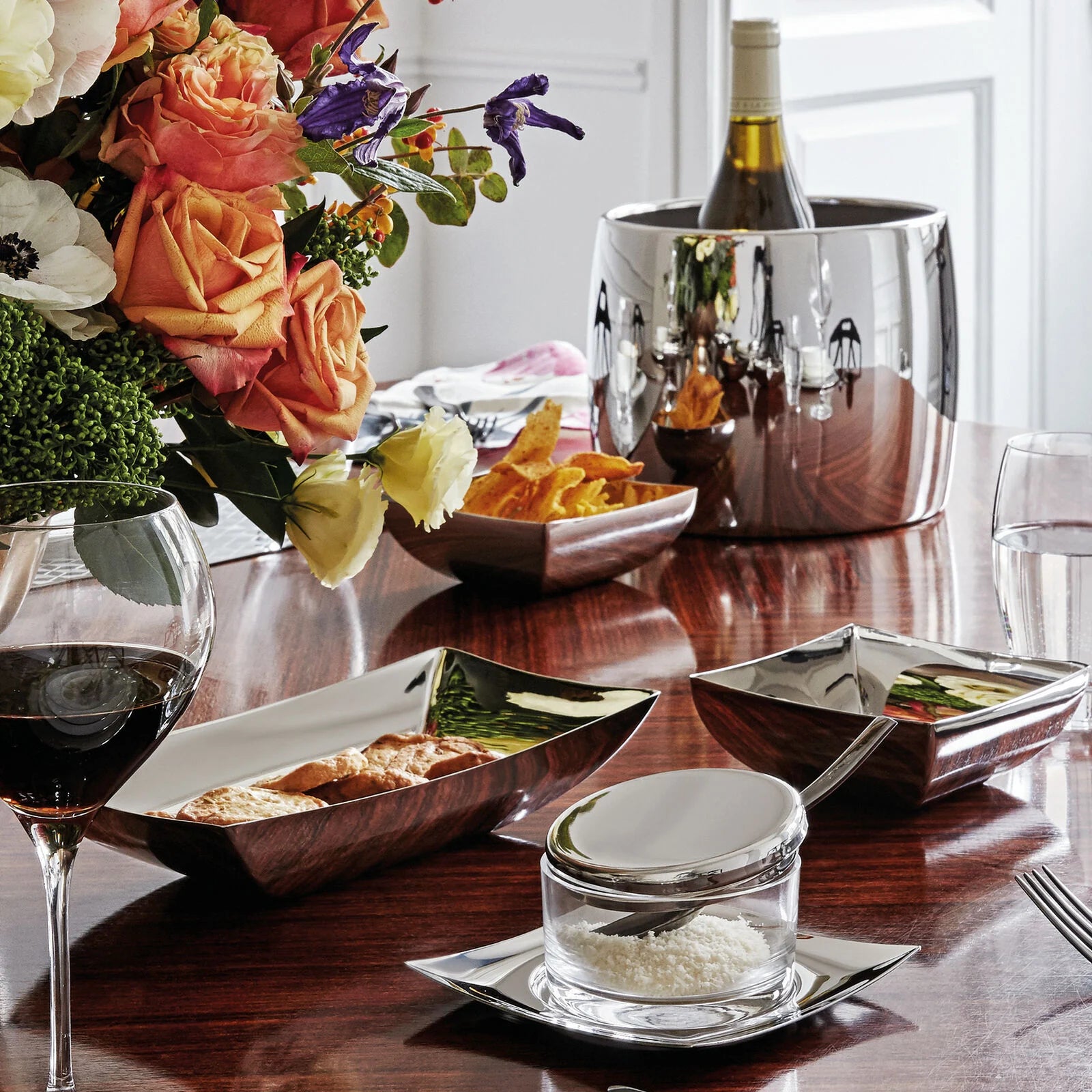 Linea Q Cesto Pane in acciaio inox 24 cm