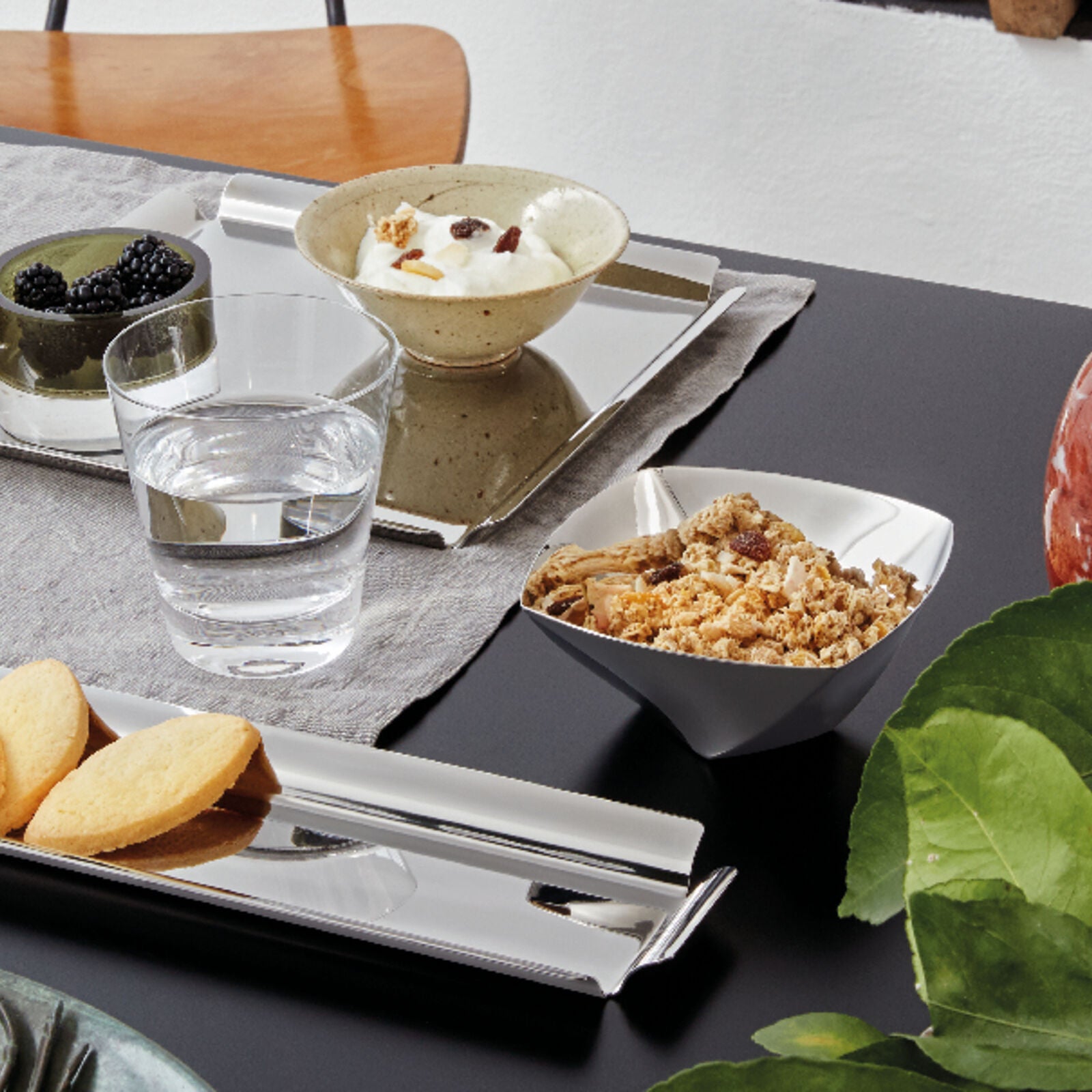 Sky Vassoio in acciaio inox 30 cm