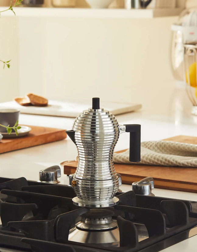 Pulcina - Caffettiera espresso. Induzione. 6 Tazze