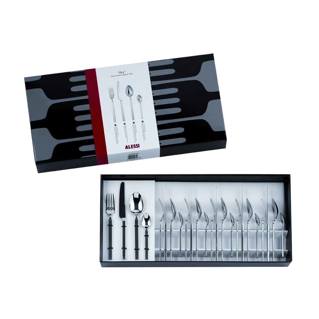 Alessi 4180S24L Set Posate Acciaio Lucido