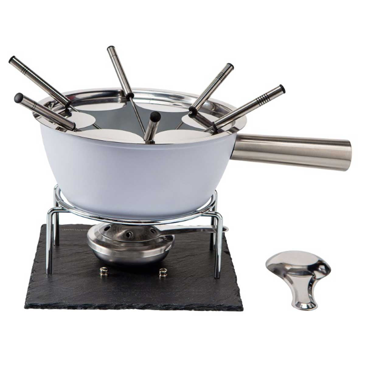 Livingbox Brandani Set Fonduta Alluminio Antiaderente