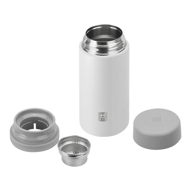 Thermo - 420 ml, acciaio inox - colore bianco grigio