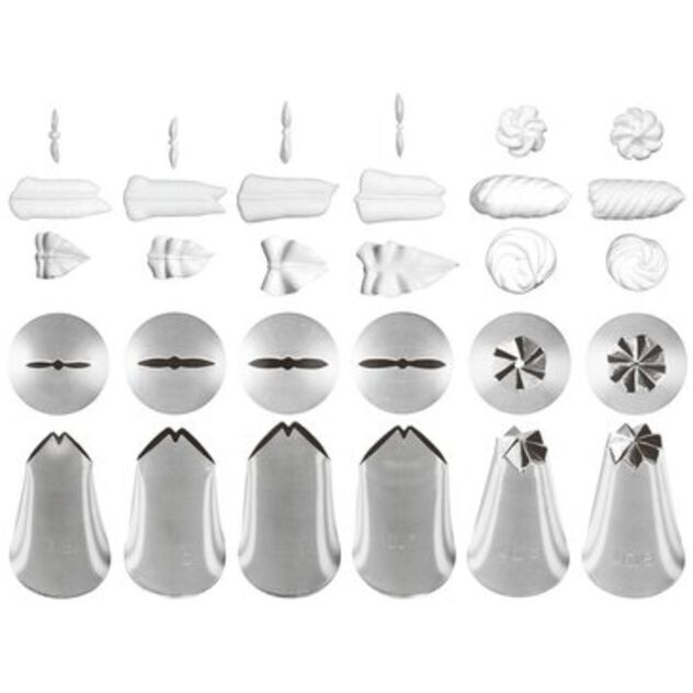 Set 6 Bocchette Assortite - Acciaio inox