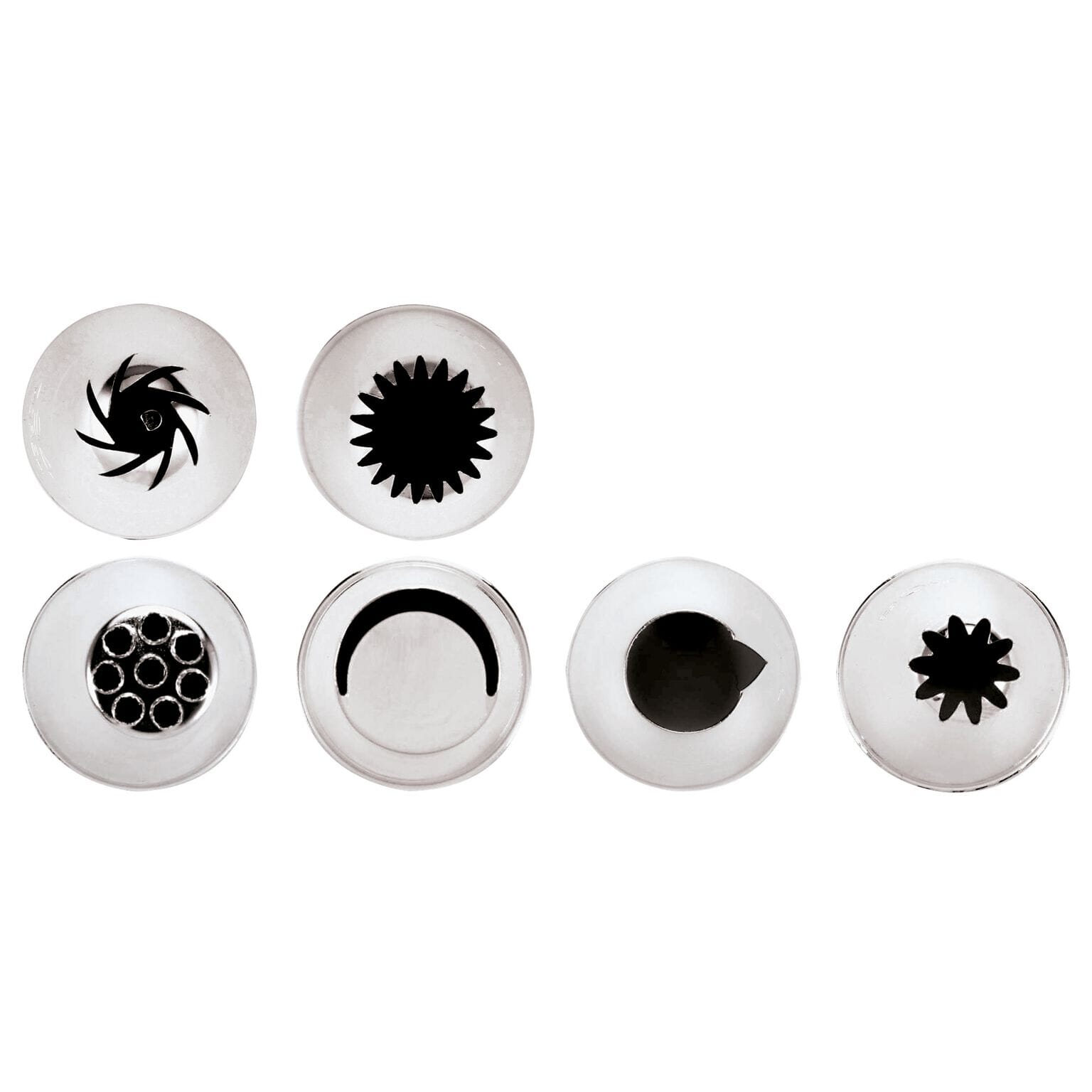 Set 6 Bocchette assortite - Acciaio inox