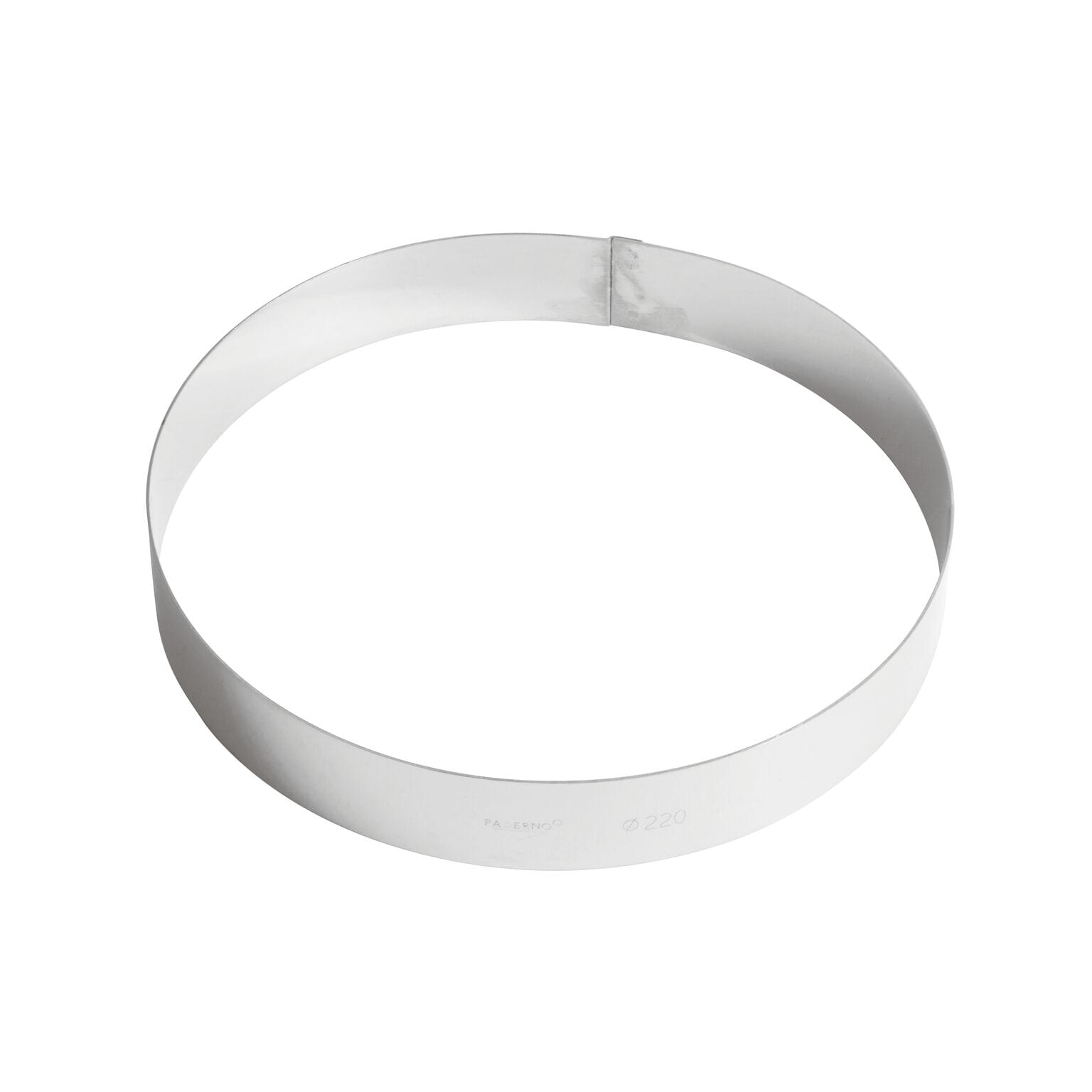 Anello Per Torte, Acciaio inox - 22,0 cm - h 3,5 cm