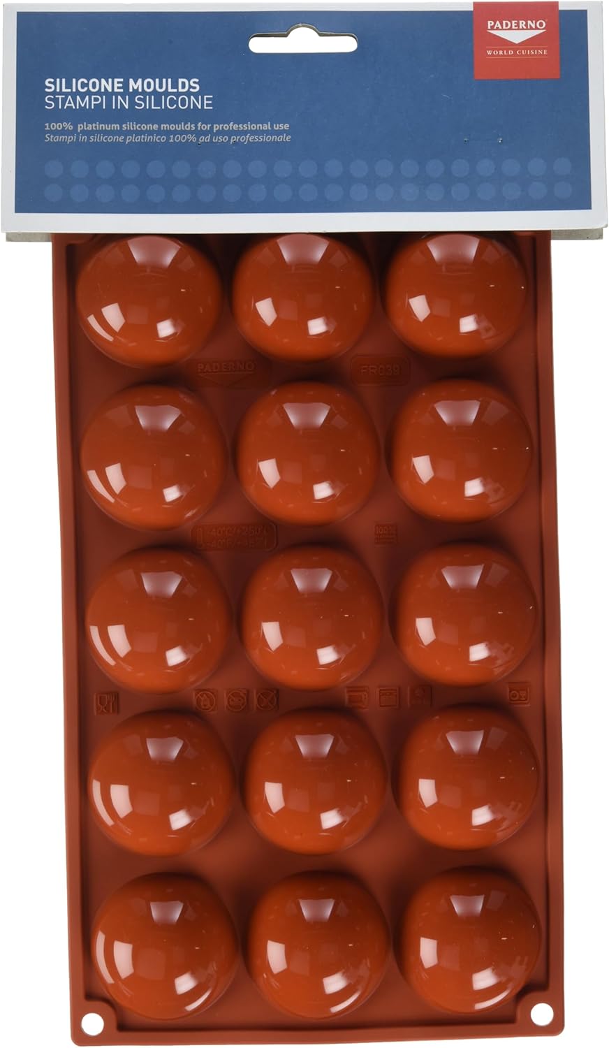 Stampo multiplo semisfera Silicone - 30,0 cm x 17,5 cm