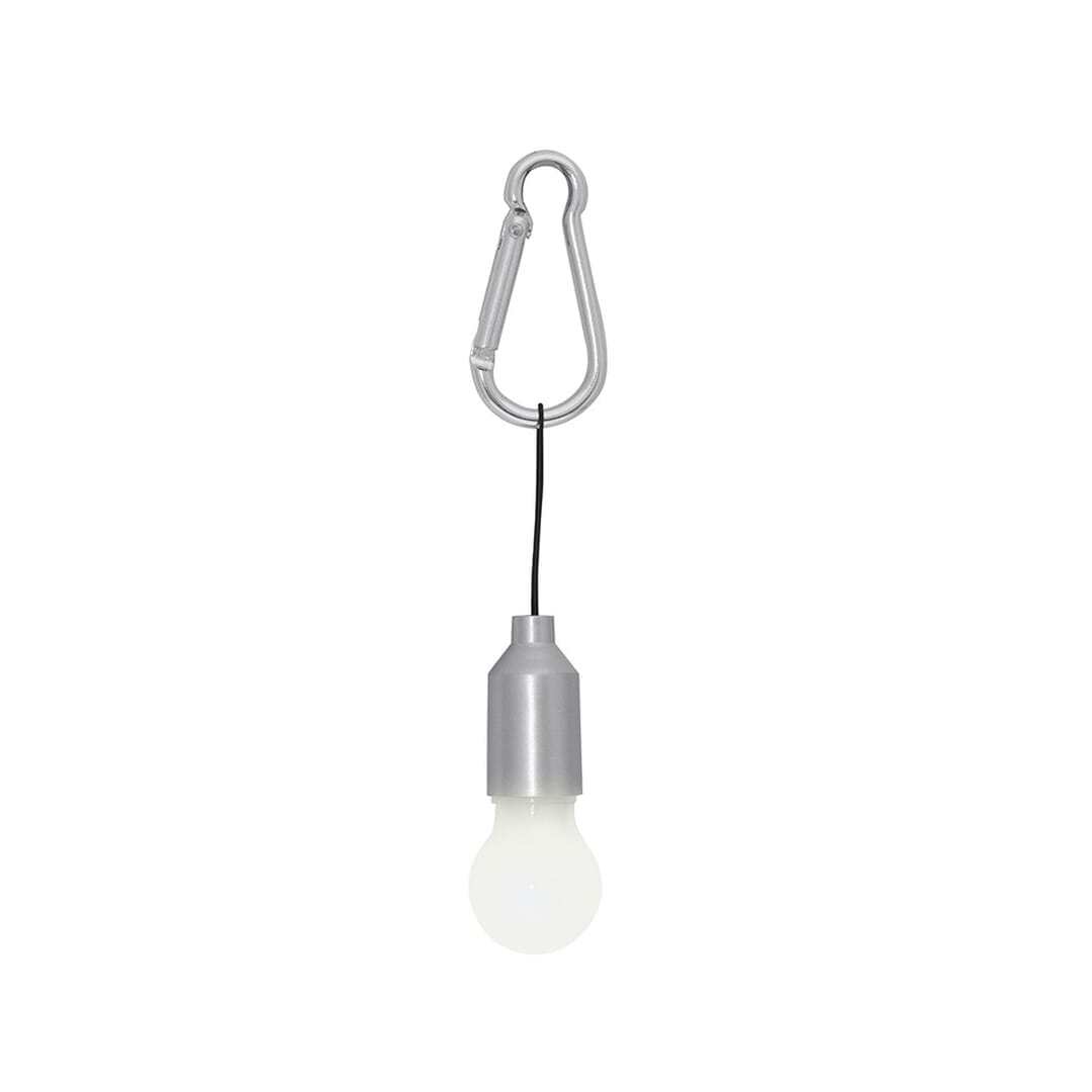 Balvi Portachiavi Con Luce Edison Argento