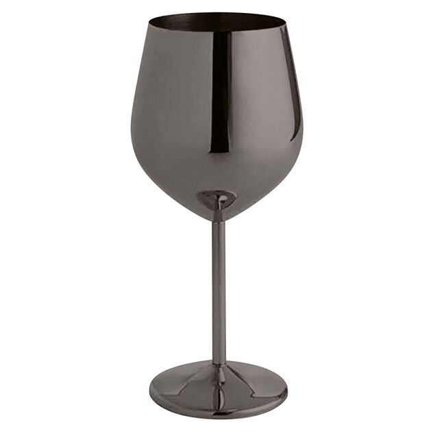 Bicchiere vino, Acciaio Inox - Nero