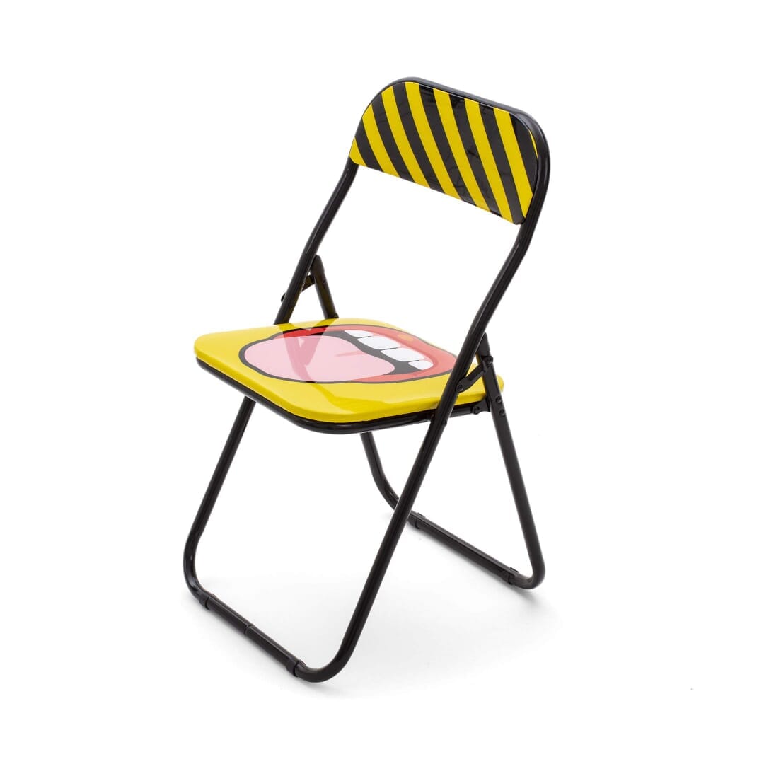 Job & Seletti Folding Chairs Tongue