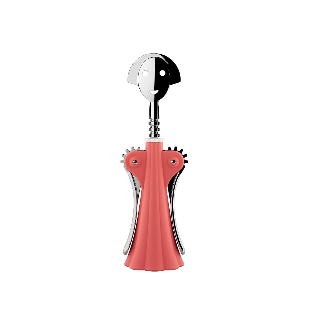 Alessi Am01 P Cavatappi Design In Resina Termoplastica E Zama Cromata Rosa