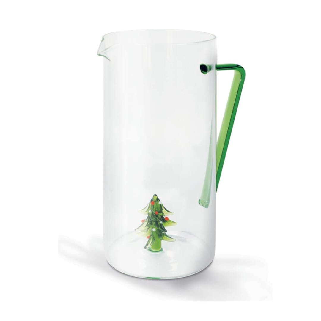 Brocca Vetro Borosilicato Albero Di Natale