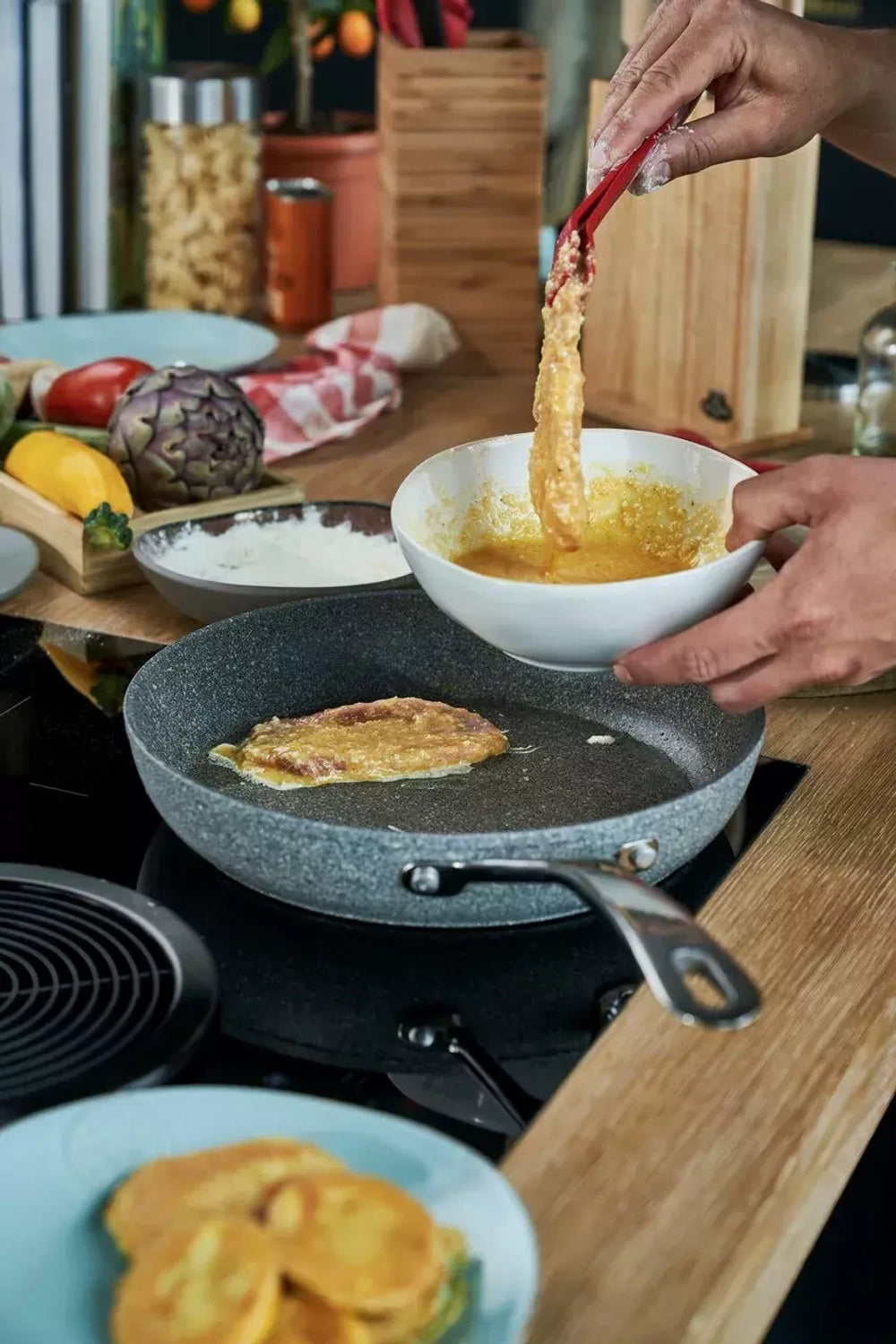 Ballarini Padella Frittura Salina Granitium Induzione