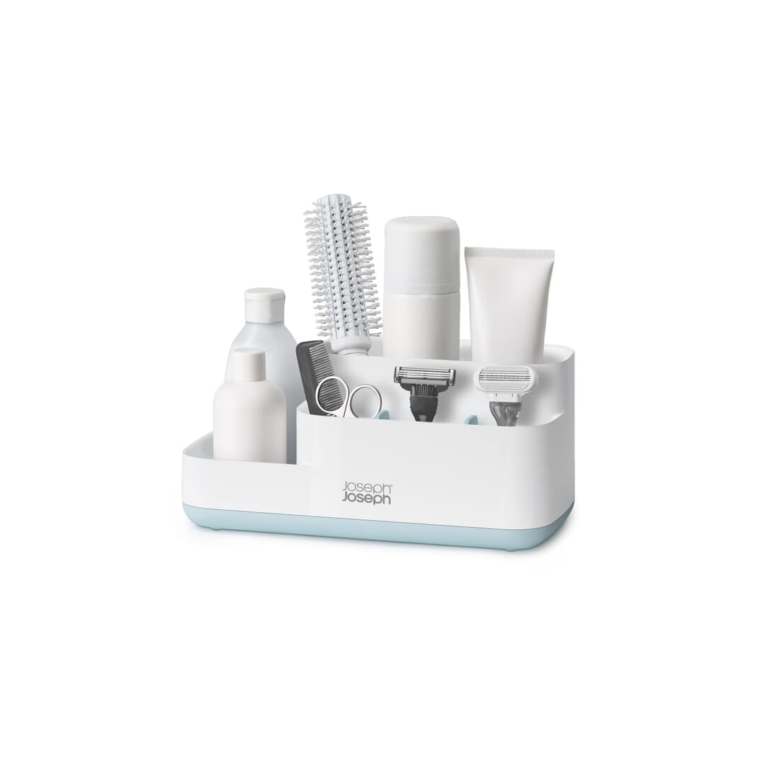 Joseph Joseph Easystore Contenitore Portaoggetti Da Bagno Blu Bianco