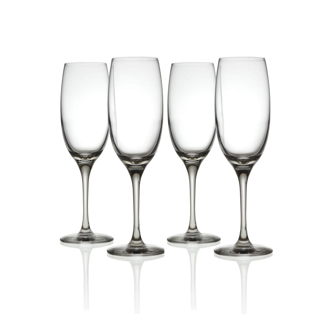 Alessi Mami Xl Set Di Calici Da Champagne In Vetro Cristallino