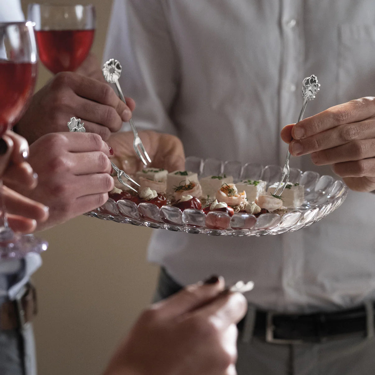 SET 6 FORCHETTINE APERITIVO 'LOVE' "CUTLERY"