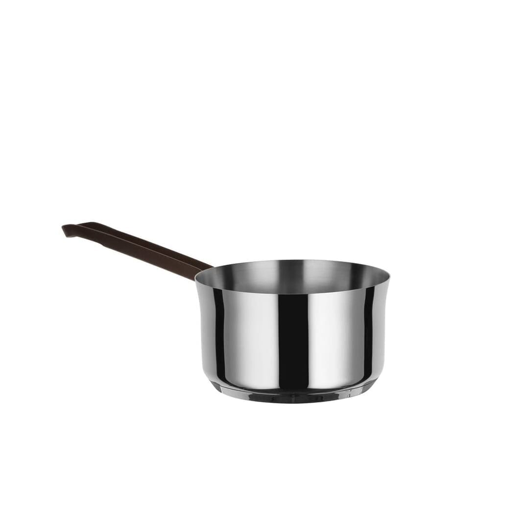 Alessi Edo Pu105/16 Casseruola A Manico Lungo In Acciaio Inox Con Rivestimento I