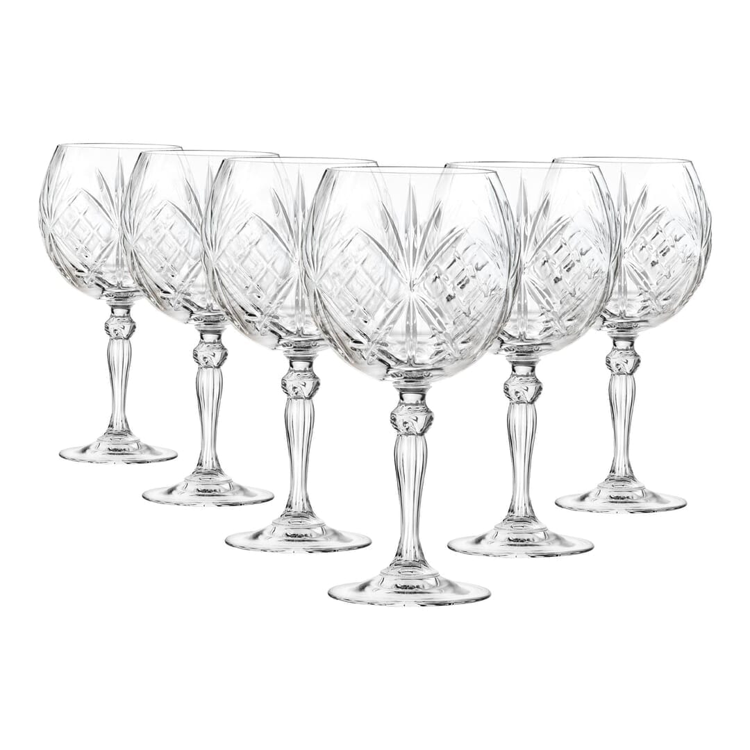 Rcr Crystal Melodia Bicchieri Da Gin Set Di 6