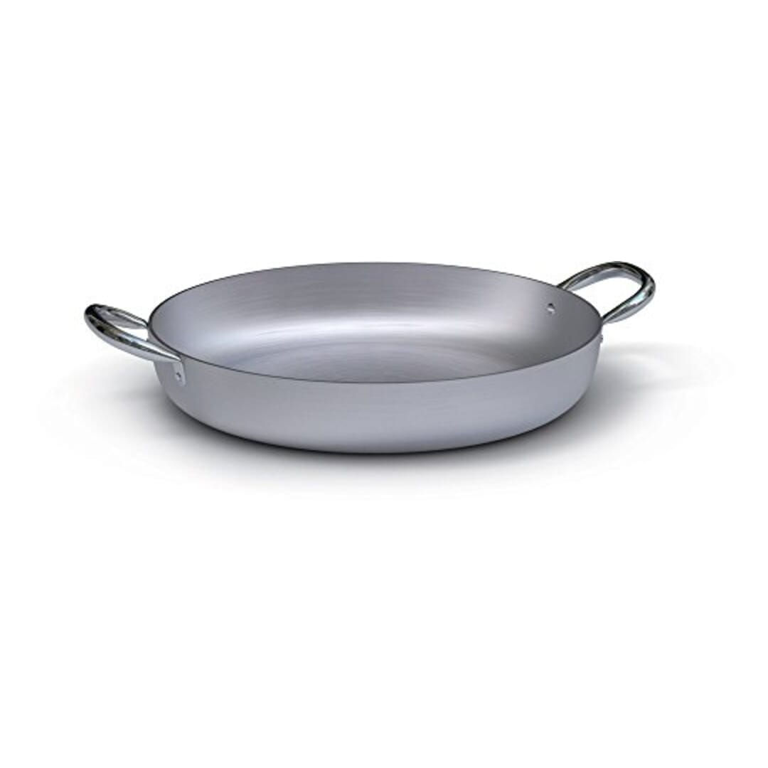 Tegame In Alluminio Con Maniglie In Acciaio Inox - Modello Premium