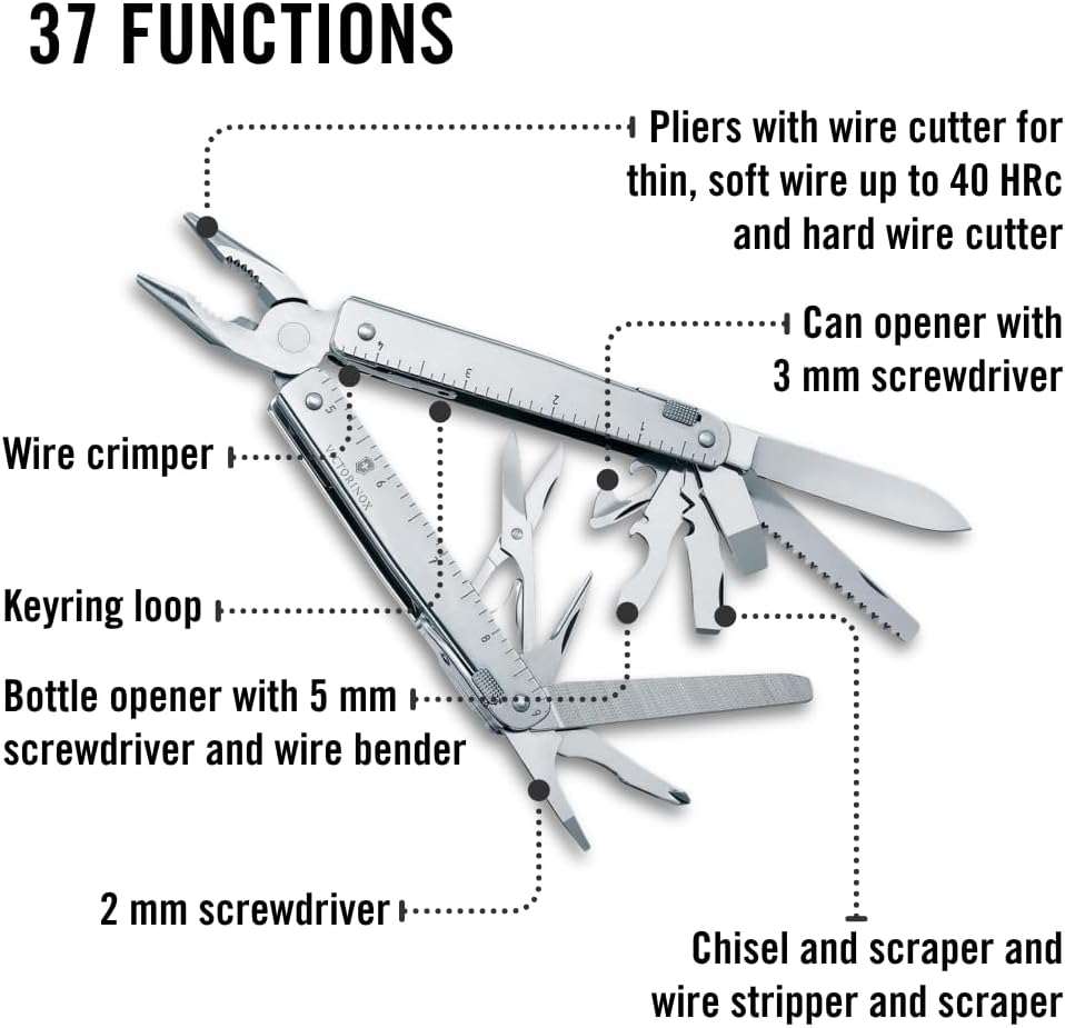 Victorinox Swiss Tool X Plus Fodera in Pelle