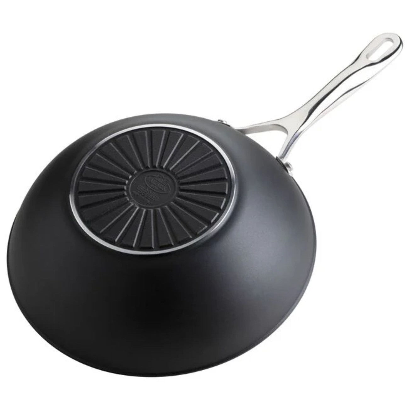 Ballarini Padella Wok E Verdure Alba Acciaio Inox Grigio