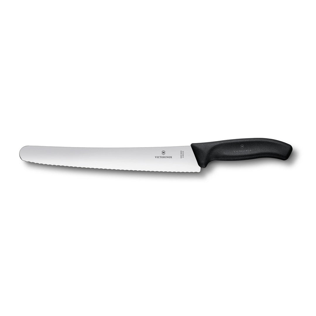 Victorinox Coltello pane ondulatomanico nero - Swiss Classic