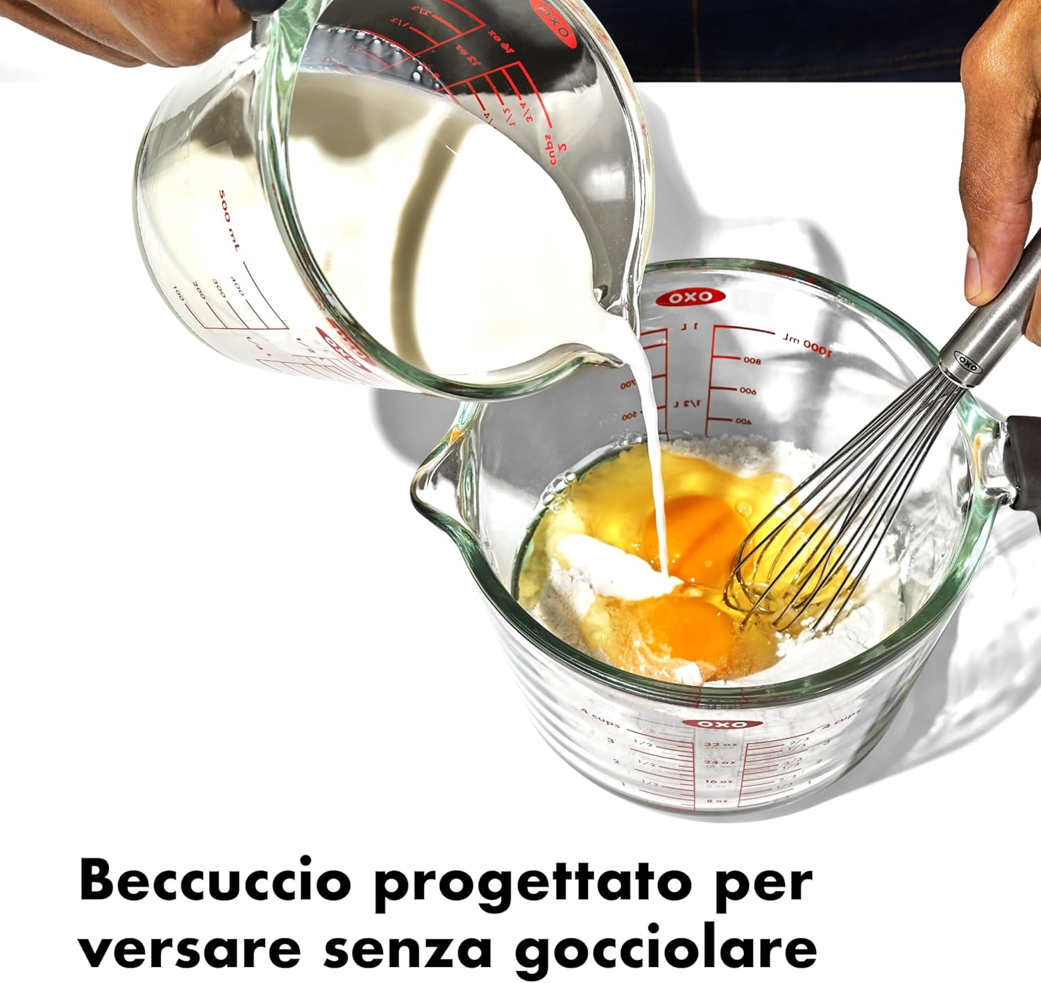 Brocca misuratrice in vetro 500ml