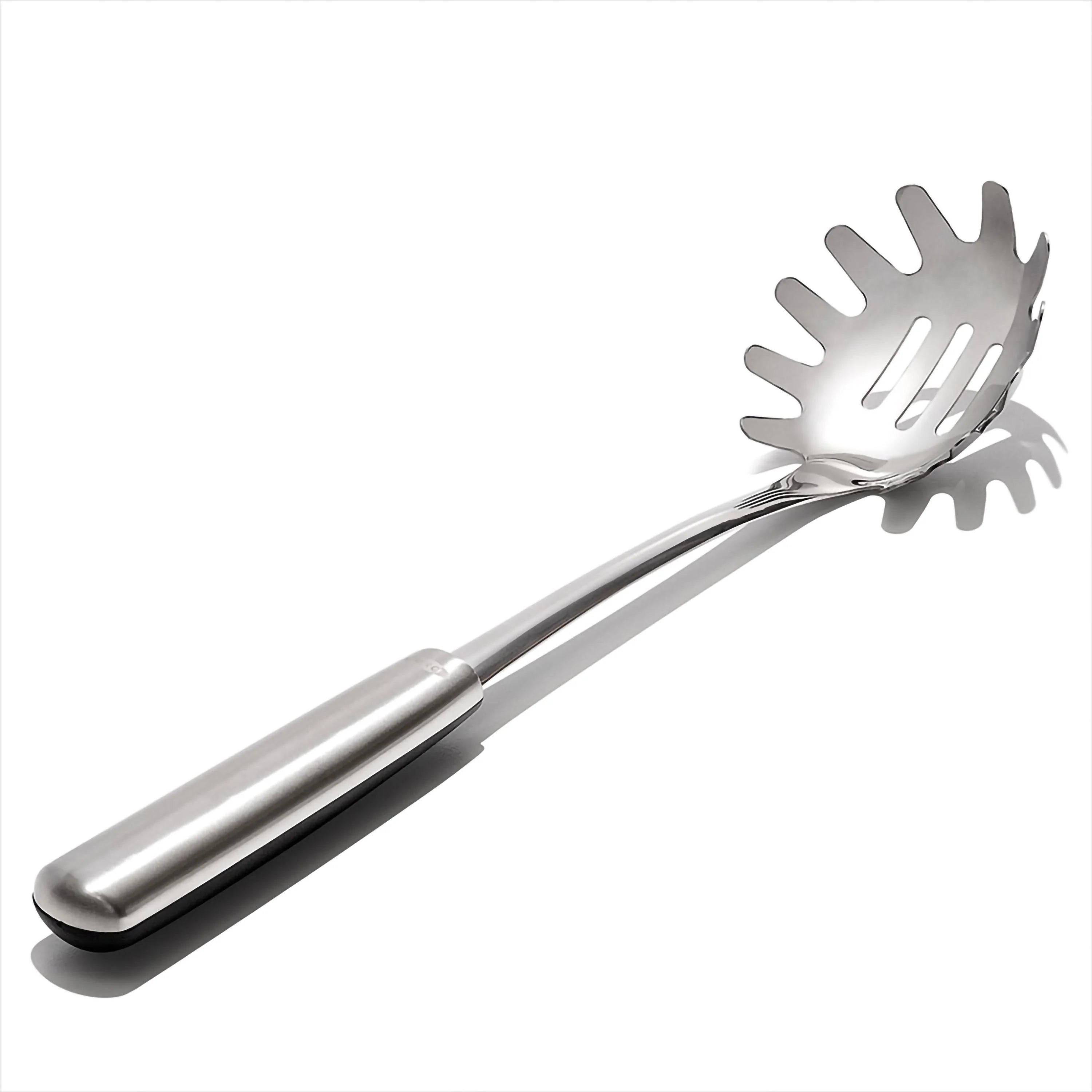 Tovolo Mestolo In Silicone Con Manico In Acciaio Inox - Cucchiaio Profondo Con Nucleo In Nylon - Resistente Al Calore 300°C - Adatto A Pentole Antiaderenti, Lavabile In Lavastoviglie