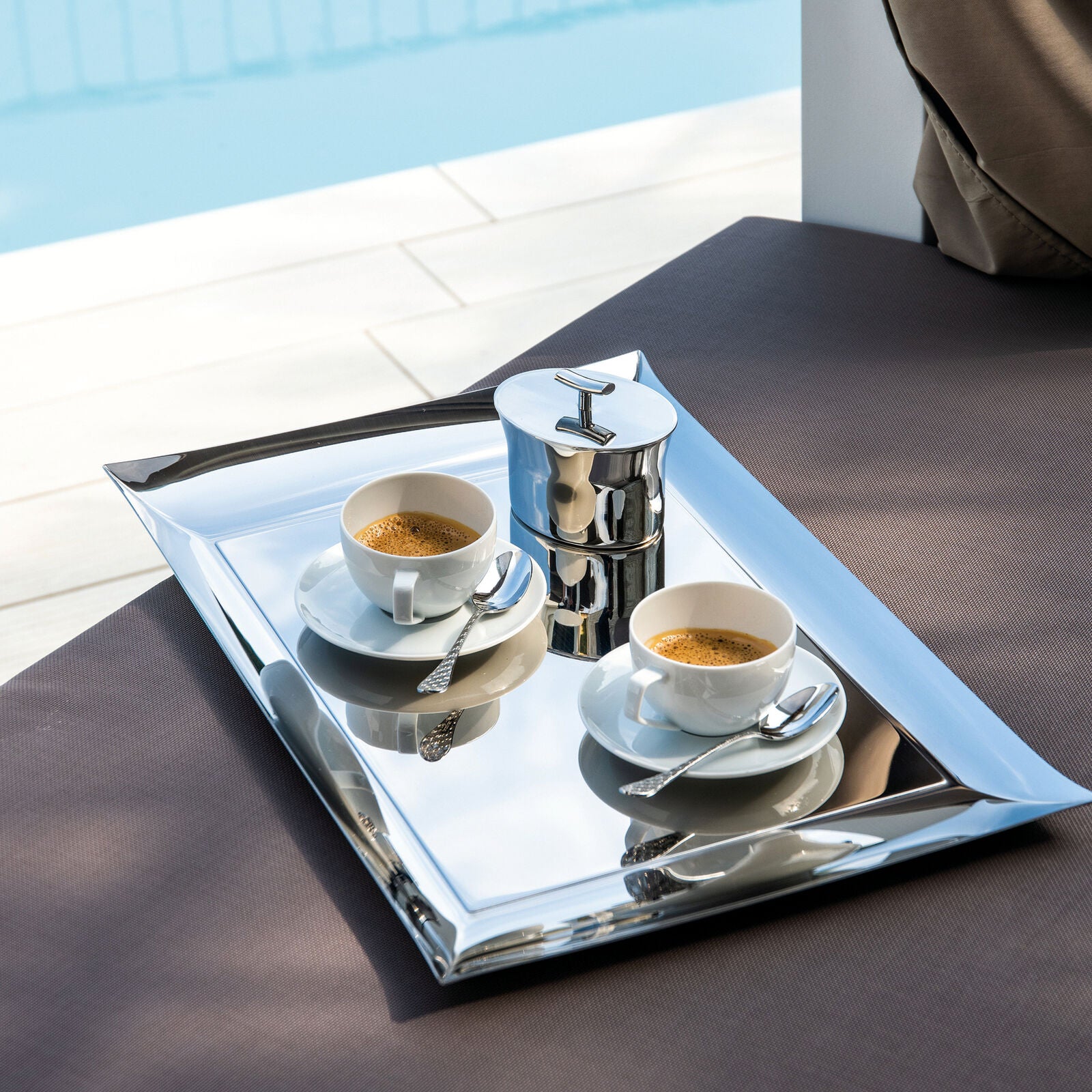 Taormina - Set 6 cucchiaini caffè espresso in acciaio inox