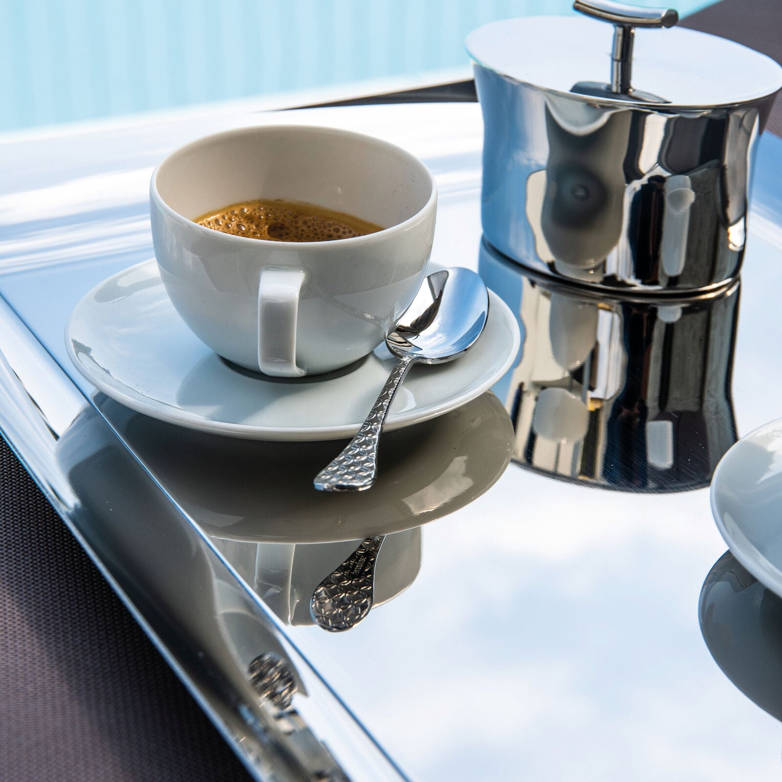 Taormina - Set 6 cucchiaini caffè espresso in acciaio inox