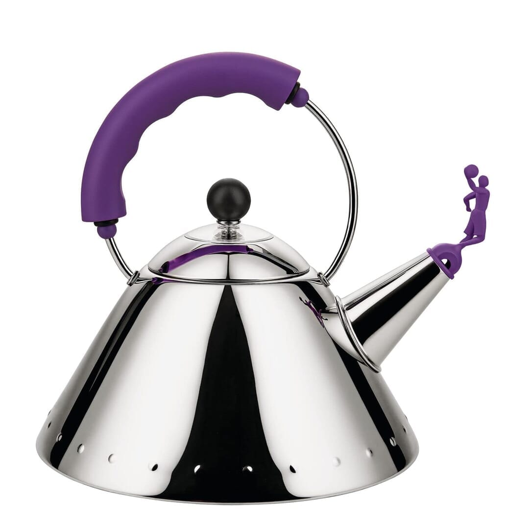 Alessi Bollitore 9093/Va Design Manico Fischietto Uccellino Acciaio Inossidabile