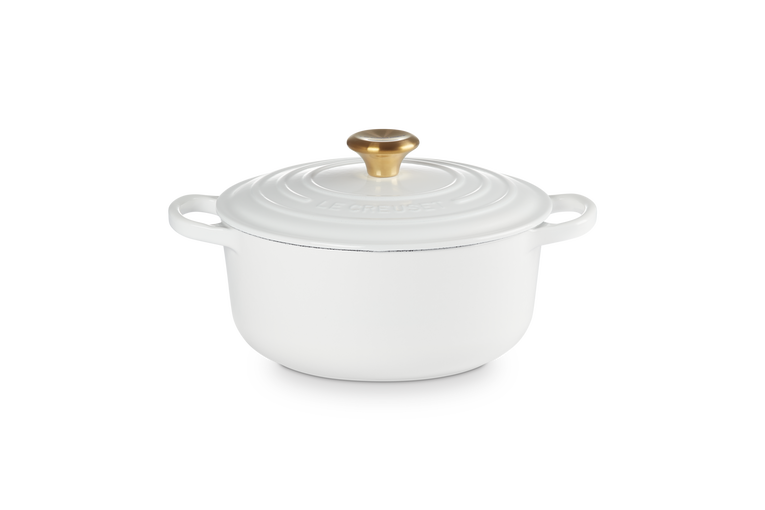 Cocotte Rotonda. Evo 20cm white Pom Oro