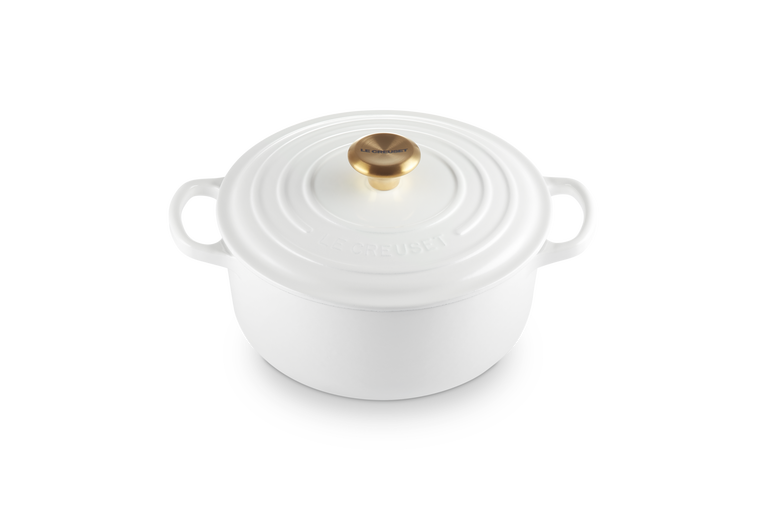 Cocotte Rotonda. Evo 20cm white Pom Oro