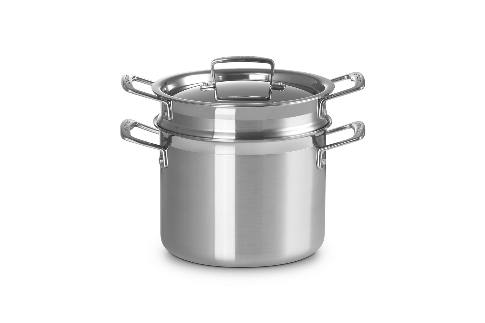 Casseruola alta Classic con coperchio e scolapasta in acciaio inox - 20 cm