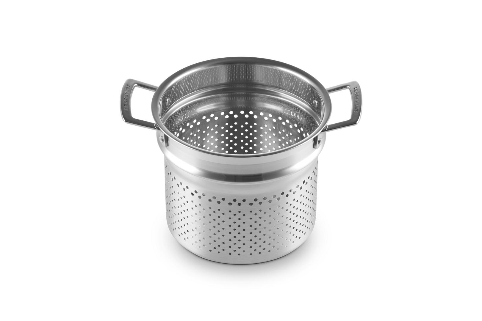 Casseruola alta Classic con coperchio e scolapasta in acciaio inox - 20 cm