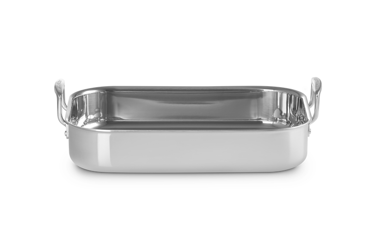 Arrostiera rettangolare in acciaio inox - 35 cm, 5.5L