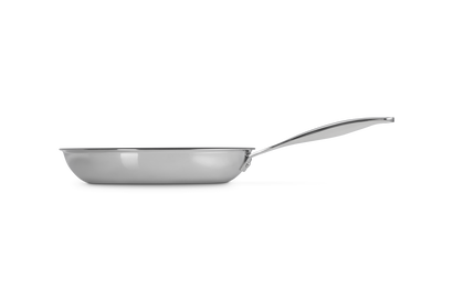 Padella bassa in acciaio inox, interno antiaderente - 26 cm