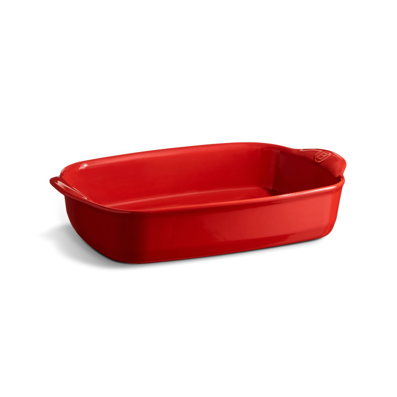Pirofila media rettangolare - color Grand Cru - 36,5 cm