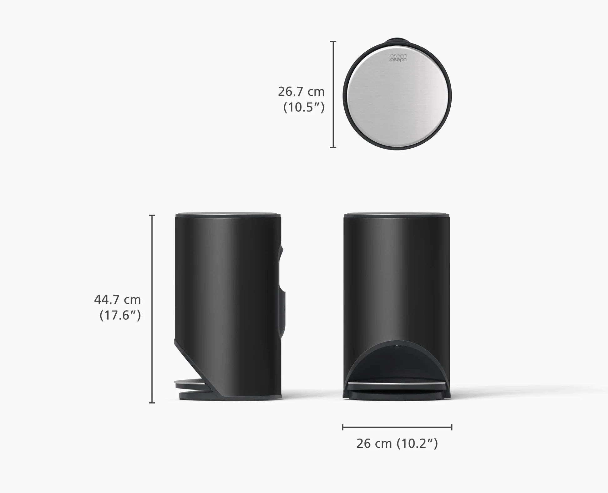 Arc 10L Bin - Carbon Black