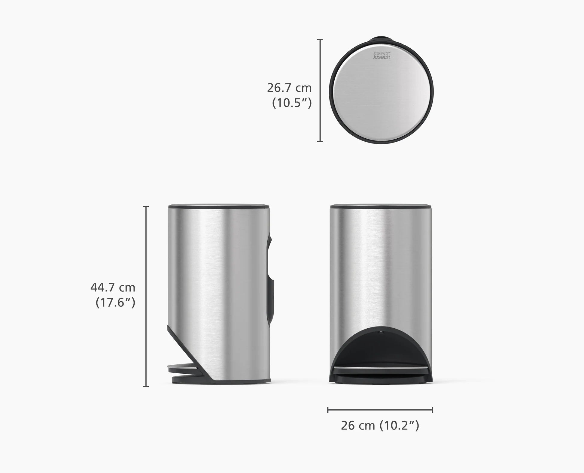 Arc 10L Bin - Stainless Steel