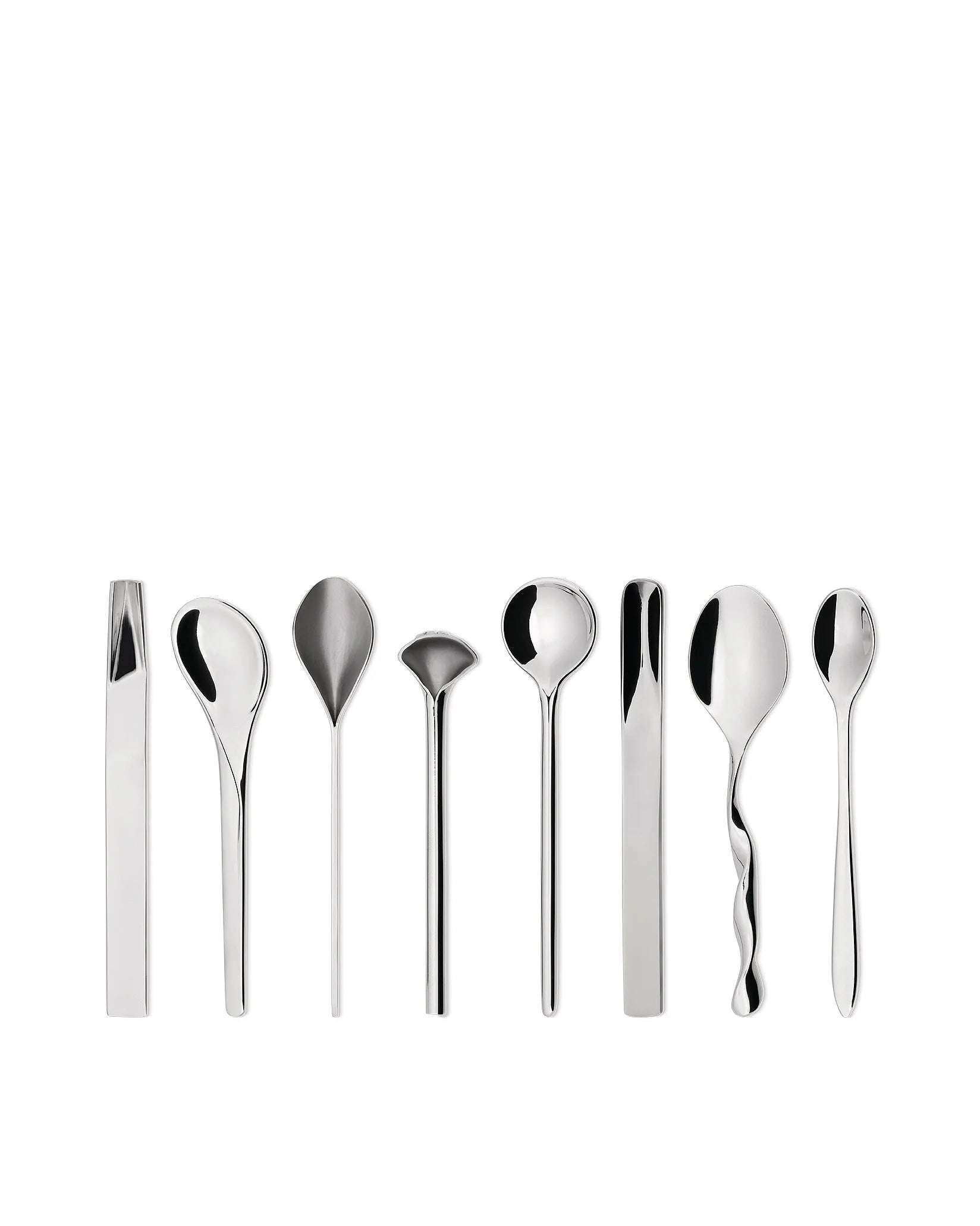 Alessi - Il caffè/tè Alessi - Set di 8 cucchiaini da caffè