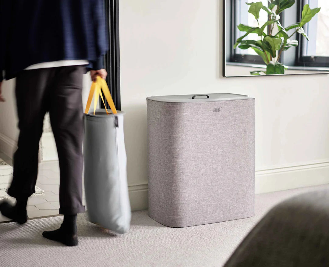 Cesto Separatore per Bucato - 90 L / Grigio