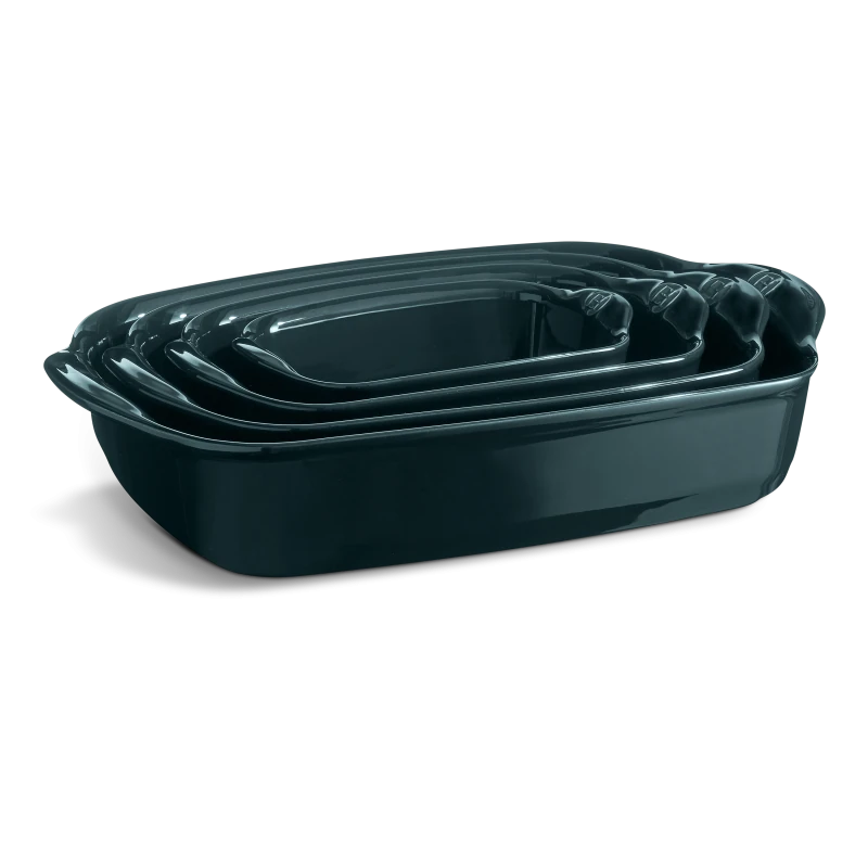 Piccola pirofila rettangolare - colore Belle Ile - 30 cm