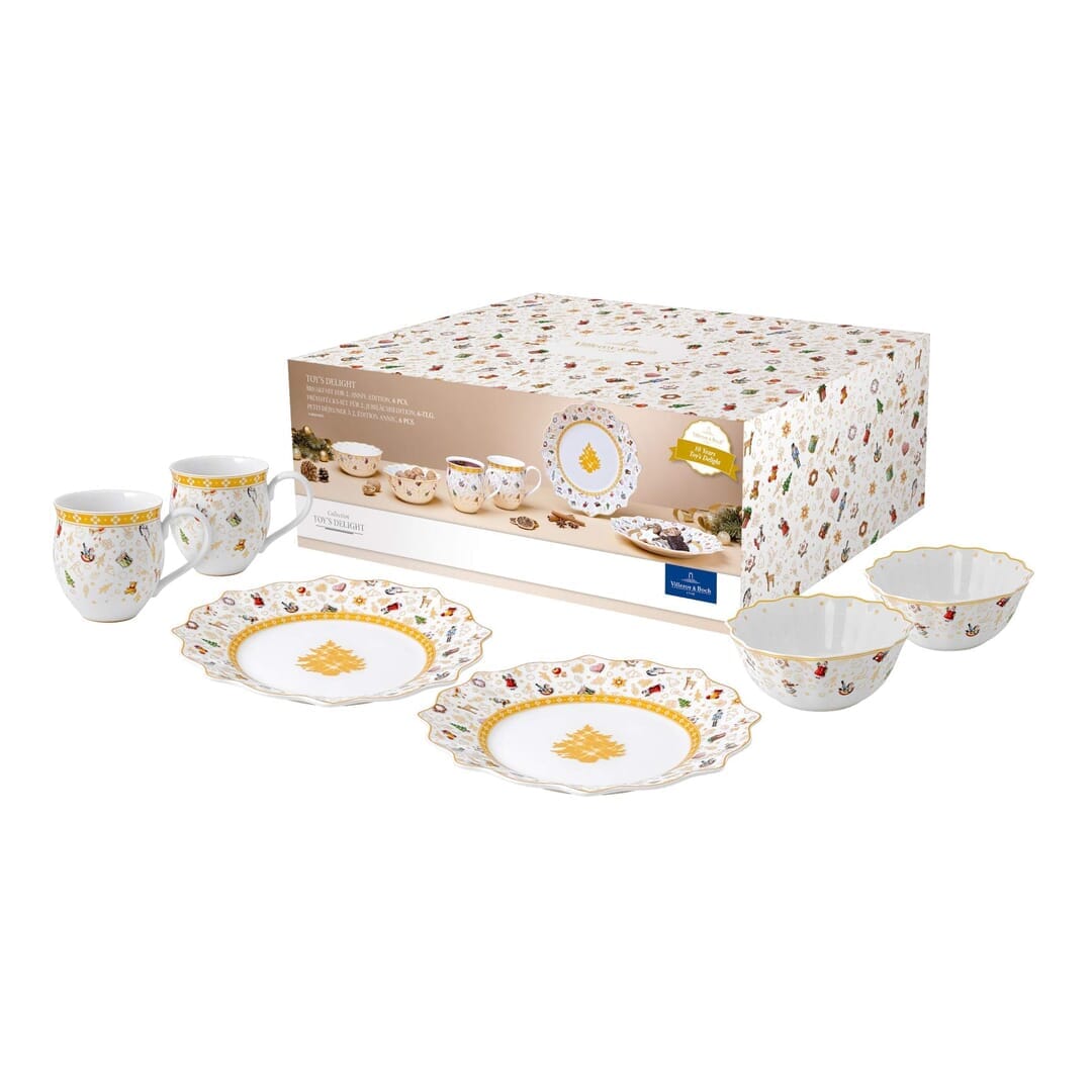 Villeroy & Boch Toys Delight Set Da Colazione Per 2 Persone Porcellana Natal