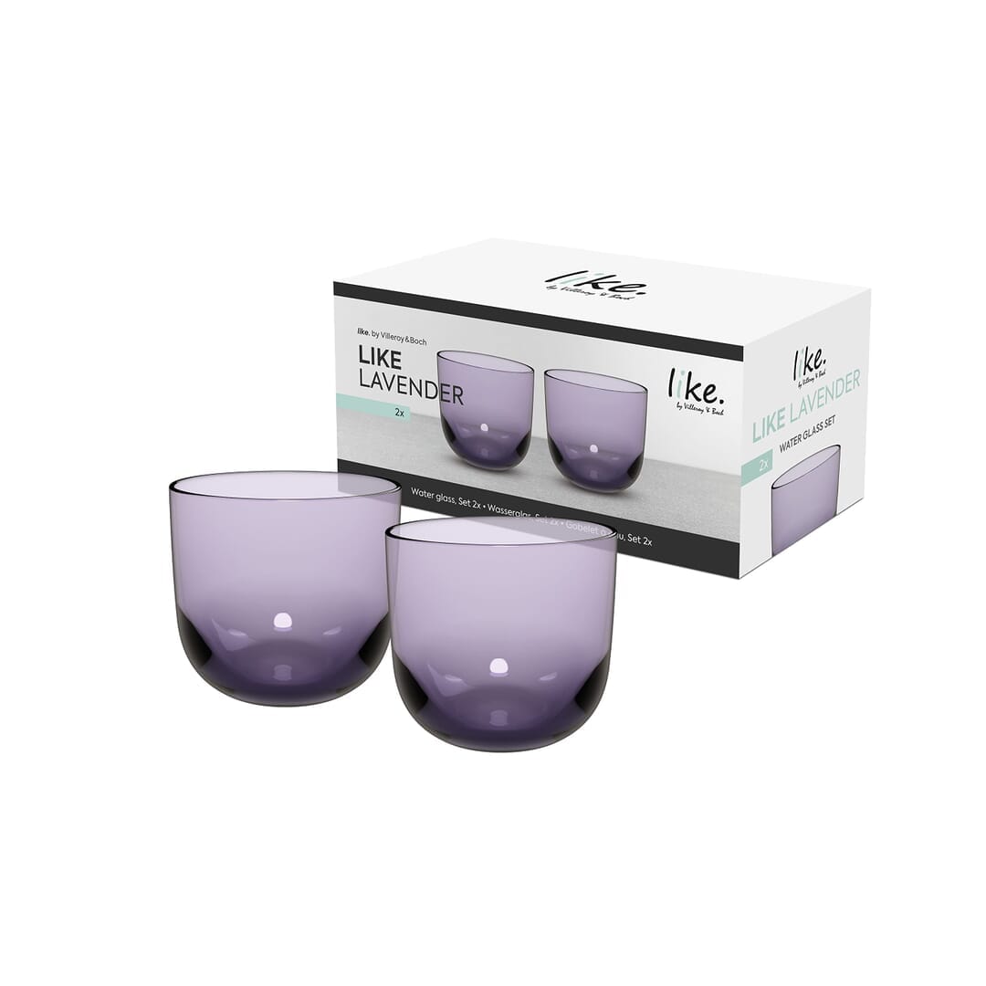 Villeroy & Boch Bicchiere Da Acqua Like Lavender Set 2 Pz Vetro Colorato Lav