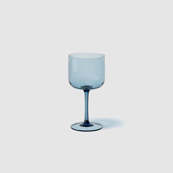 Like Glass Bicchiere da vino  blu, 200 ml, cristallo