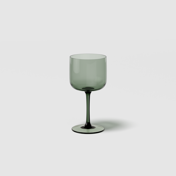 "Like Sage" Set 2 Calici da Vino - 200ml / Cristallo verde